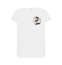 Load image into Gallery viewer, White Mini Tunes on the Go T-shirt (Slim Fit)