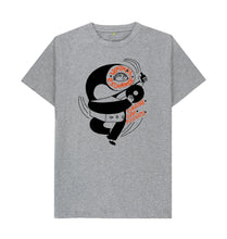 Load image into Gallery viewer, Athletic Grey Dancing Gramophone T-shirt