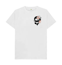Load image into Gallery viewer, White Mini Dancing Gramophone T-shirt