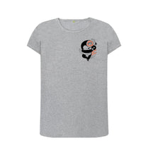 Load image into Gallery viewer, Athletic Grey Mini Gramophone Dancing T-shirt (Slim Fit)