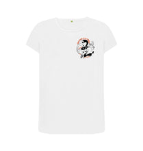 Load image into Gallery viewer, White Mini Tunes on the Go T-shirt (Slim Fit)
