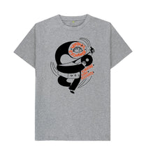Load image into Gallery viewer, Athletic Grey Dancing Gramophone T-shirt
