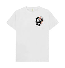 Load image into Gallery viewer, White Mini Dancing Gramophone T-shirt
